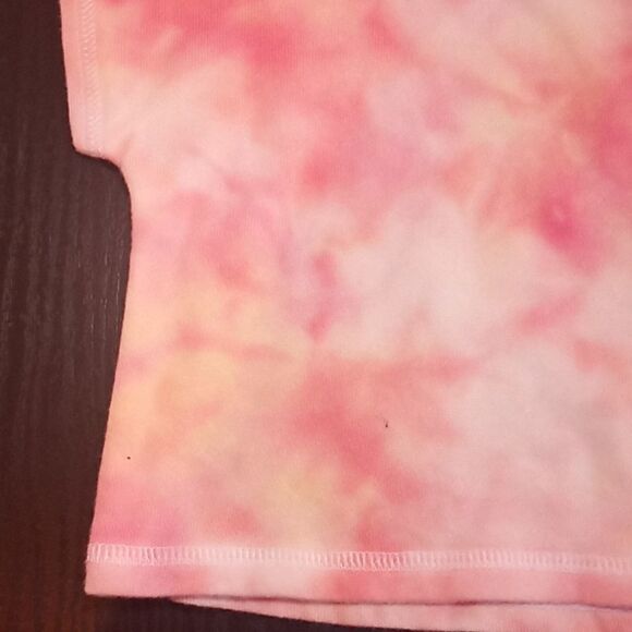 TODDLER GIRLS CROPPED Muscle Hoodie Sweatshirt & T Shirt Terrycloth Cotton 4T - Picture 3 of 6